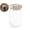 White-M, variant on VQPeo Vacuum Sealed Food Storage Containers, Airtight Grain Jars for Rice, Flour, Snacks, Coffee, Transparent Kitchen Pantry Organizers with One-Button Pressurized Lid