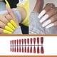 thumbnail image 3 of Qarigey Uñas postizas largas cortas de mano Multicolor uñas postizas manicura a la moda a juego pequeñas puntas de manos de cubierta Juegos de manicura azul oscuro 1, 3 of 5