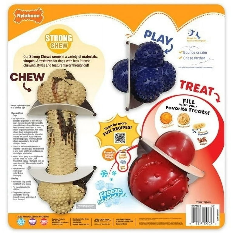 Nylabone Strong Fun VARIERT Pack Dog Chew Toys