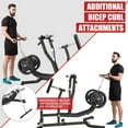 thumbnail image 6 of SPART Seated Row Machine, Plate Loaded Back Machine Gym Equipment with Bicep Curl Attachments, Professional Adjustable LAT Machine with Independent Arms & Rotary Multi Grip Positions, 440LBS Capacity, 6 of 7