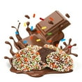 thumbnail image 4 of Christmas Dark Chocolate Nonpareils Candy by Its Delish, 10 Lbs Bulk Bag, 4 of 7