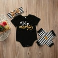 thumbnail image 3 of Jxzom Newborn Infant Baby Girl Mama's Mini Outfits Romper+Leg Warmer+Headband 6 9 12 18 Months Cute Clothes Set, 3 of 8