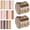 Brown, variant on Toorise 84 Pcs Jelly Roll Fabric Strips 2.5x19.7 Inch Cotton 14 Assorted Prints for Quilting Sewing Patchwork DIY Crafts Home Decor