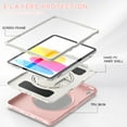 thumbnail image 4 of Allytechgroup Case for Apple iPad 11th Gen 11" 2025/ iPad 10th Gen 10.9" 2022, Build-in Pencil Holder Rotaing Stand Heavy Duty Shockproof Kids Friendly Hand Strap Tablet Cover for iPad 11/ iPad 10, 4 of 10