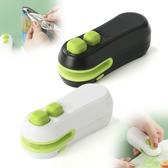 Viflosae Food Storage Mini Bag Sealer Handheld Compact USB Sealer Airtight Heat Seal for Plastic Bags Reseal Snacks Chips Cereal Pet Food for Home Kitchen Travel Camping Office