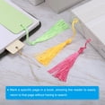 thumbnail image 6 of Uxcell 5.9"x1" Blank Acrylic Bookmark 30 Pack Rectangle Clear Book Marks Page Markers with Colored Tassel 3 Types, 6 of 6
