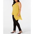 thumbnail image 3 of Alfani Plus Size Asymmetrical Tank To Gold Sun 0X, 3 of 7
