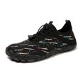 thumbnail image 2 of lnmuld Men Women Barefoot Shoes, Breathable Mesh Multi-Purpose Shoes Color:Black,Size:5, 2 of 9