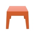 thumbnail image 3 of Compamia Box Resin Patio Coffee Table in Orange, 3 of 5