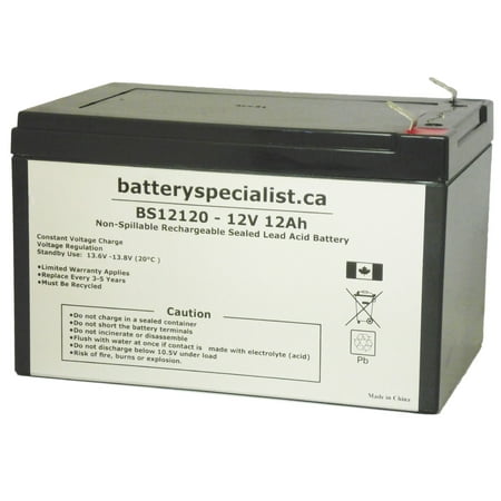 Casil CA12120 12v 12ah F2 Sealed Lead Acid AGM Rechargeable Deep Cycle  Battery 
