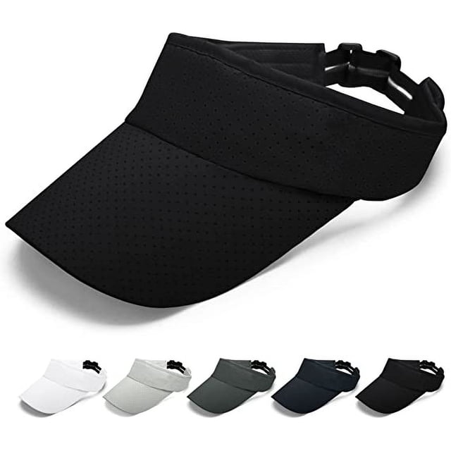 Gants Hommes Femmes Golf Tennis Visière de Soleil Réglable Sport Visière de Soleil