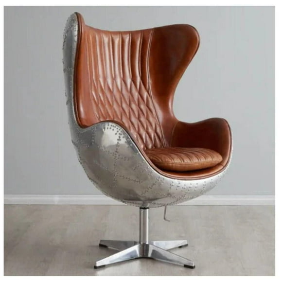 Fauteuil Egg SpitFire - Couleur marron