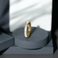 thumbnail image 3 of Rosec Jewels Full Eternity Ring with Baguette Moissanite for Women (3.50 CT), 18K Yellow Gold, US 4.00, 3 of 8
