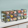 2Pack Stackable Can Rack Organizer, Storage of 36 Food Cans for Kitchen or Pantry