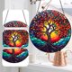 thumbnail image 3 of Atrapasueños acrílico Wdftyju Hillside Tree of Life Panel Sun Catchers decoración colgante de pared, 3 of 9