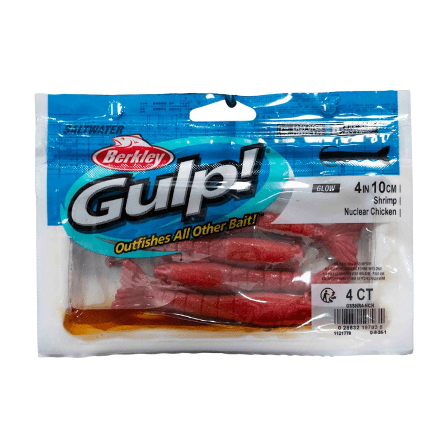(2 pack) Berkley Gulp! Saltwater Shrimp Soft Bait