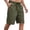 Army Green, variant on Blmnix Men's Shorts Pleated Soccer Shorts Running Shorts Short White Low with Pockets Mens Basketball Shorts,L