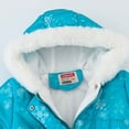 thumbnail image 3 of Hicidod Girls' Winter Jackets Hooded Fleece Lined Toddler Parka Outwear Print Warm Thicken Cotton Puffer Coats, 3 of 7