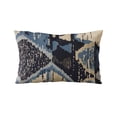 thumbnail image 5 of Plutus Brands Blue Plutus Hidden Seas Abstract Luxury Throw Pillow 26 in x 26in, Double Sided 26" x 26", 5 of 9