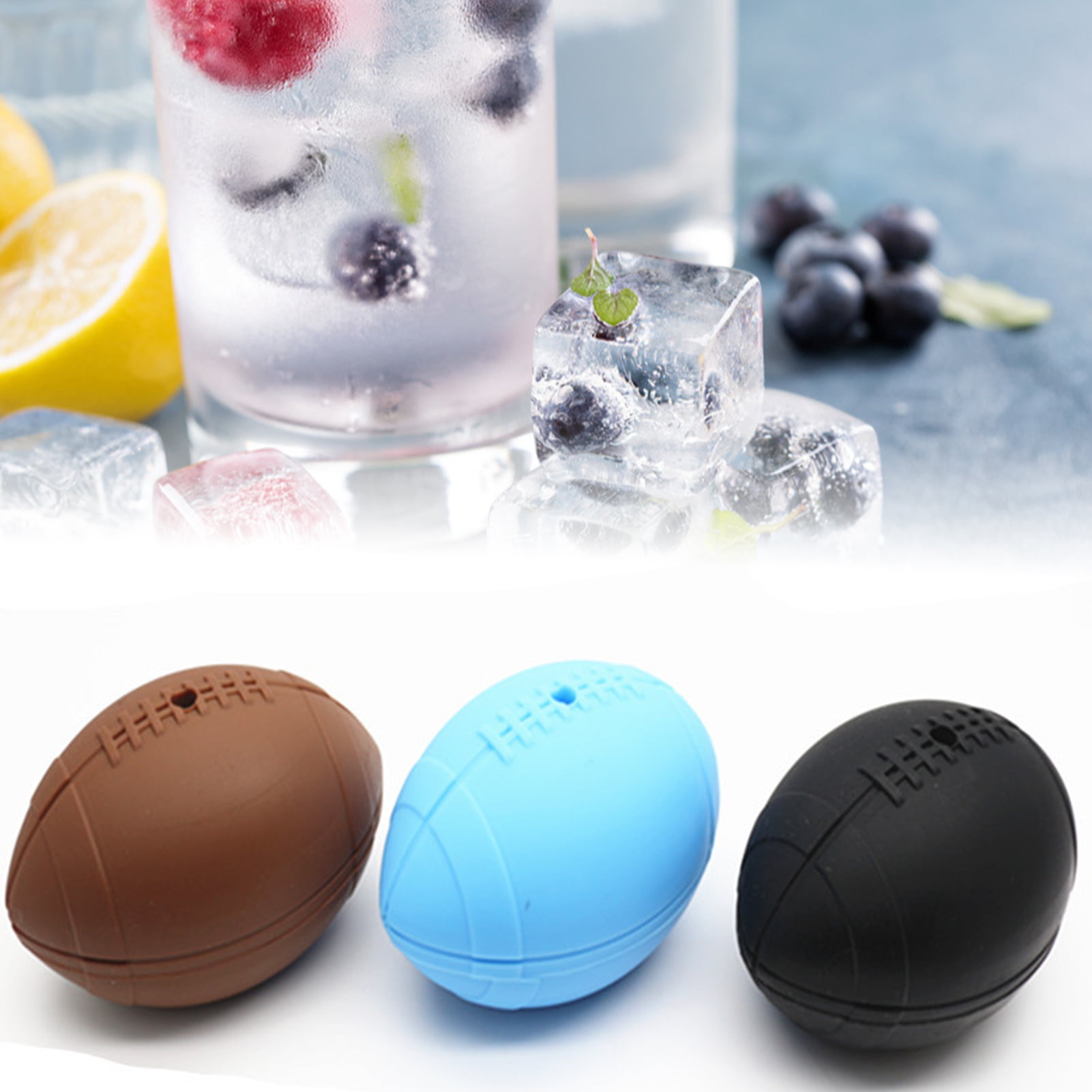 New 6CM Round Ball Ice Cube Mold Ice Cream Maker Silicone Ice Mould For Bar Too+