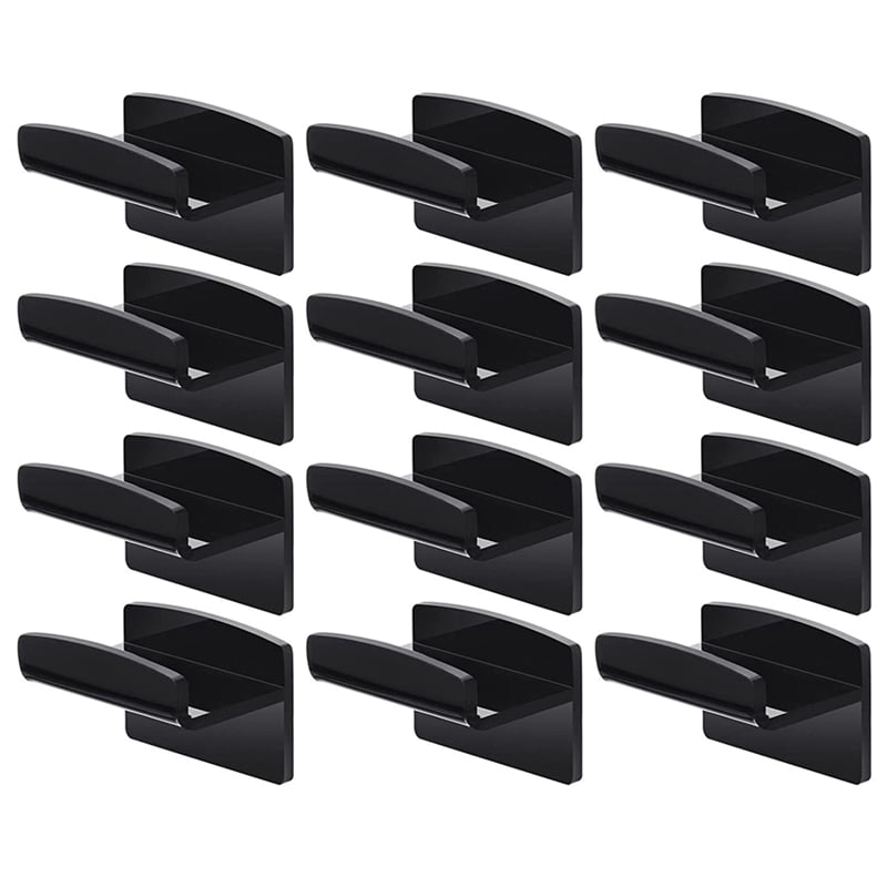 12 Pieces Hat Rack Hat Holder Organizer for Wall Hats Hanger Adhesive