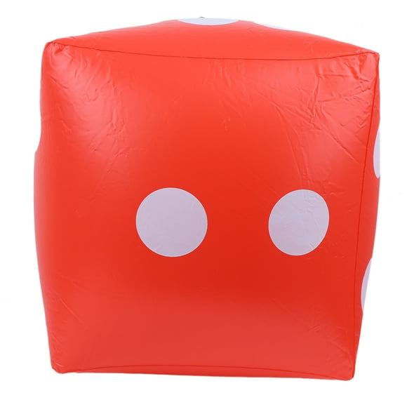 Dados inflables para actividades de fiesta, dados inflables, dados inflables portátiles para interiores y exteriores, dados inflables de claridad notable