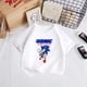 thumbnail image 3 of 2024 Ropa para niños y niñas de Sonic de 2 a 12 años Camiseta para parejas Ropa para niños Verano Madre Niños, 3 of 5