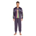 thumbnail image 3 of FORMRS Onesies Pajama for Adults Unisex Hoodie Winter Jumpsuit One Piece Sleepwear, Sizes S-2XL, Colorful UFO, 3 of 7