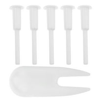 WEUVEB 1 Set Balance Ball Plug Replacement Kit White Abs Air Stopper for Fitness Ball Indoor Exercise