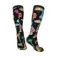 thumbnail image 4 of Balery Bright Mushrooms Fun Novelty Socks Men'S Women'S Crew Socks Funny Crazy Novelty Socks Quirky And Cool Socks, 4 of 9