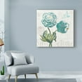 thumbnail image 3 of Trademark Fine Art 'Floral Messages on Wood I Blue' Canvas Art by Sue Schlabach, 3 of 3