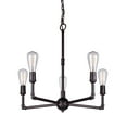 thumbnail image 2 of 5-Light Antique Bronze Chandelier, 2 of 3