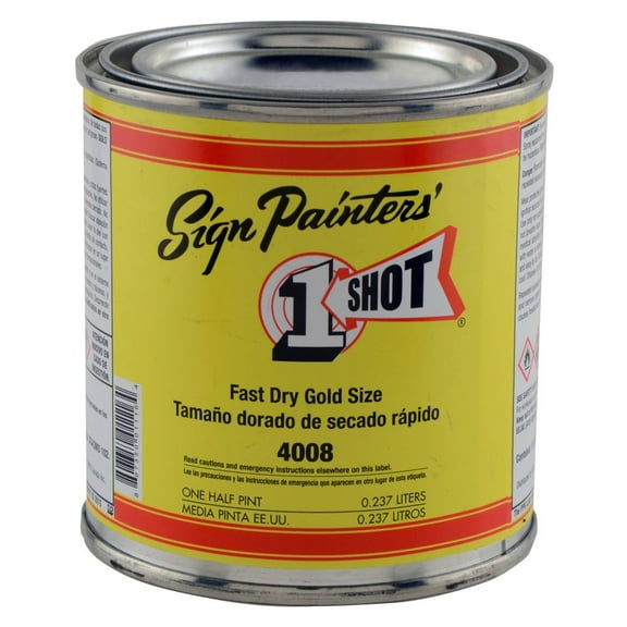 1 Shot Fast Dry, 8 oz., Gold