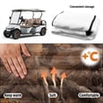 thumbnail image 6 of XYZCANDO Universal 2-Seat Woodland Camo Golf Cart Seat Cover With 4 Pockets - Non-Slip Washable Protective Accessory For Golfers, 6 of 8