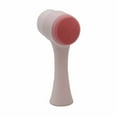 thumbnail image 1 of Linyer Double Sides Silicone Facial Brush 3D Face Cleaning Massage Tool New pink, 1 of 7