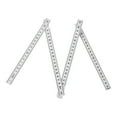 thumbnail image 6 of Uxcell Folding Ruler 2 Meters/ 78.74" 10 Fold Metric Measuring Tool ABS for Woodworking Engineer White, 6 of 6