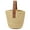 Khaki, variant on Deago Women Straw Beach Bag Buckets Totes Handbag Shoulder Bag Tote Bag Summer Handbag (Beige)
