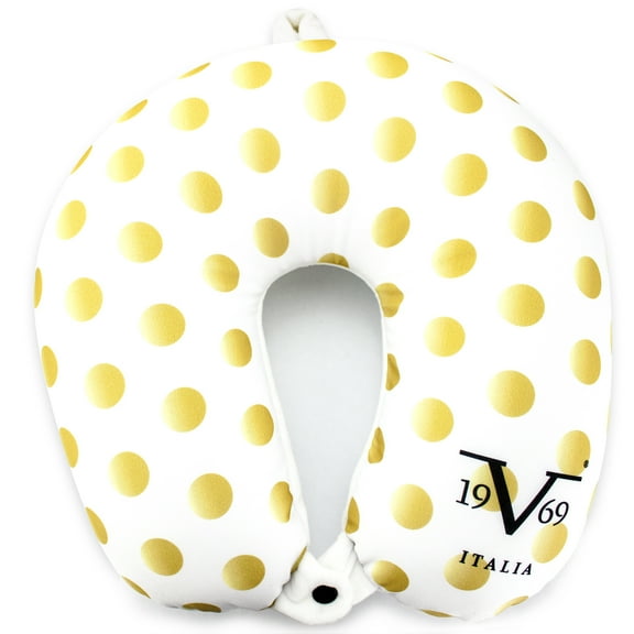 19V69 ITALIA Siesta Microbeads Neck Pillow for Supportive Comfort