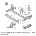 thumbnail image 3 of 516680, Support de Suspension Anti-Choc Résistant à l'Usure 2 Pcs pour C3 C-Elysee, 3 of 8