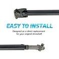 thumbnail image 3 of Bodeman 41 inch Front Drive Shaft PropShaft for 1999-2006 Ford F-250 F-350 Super Duty 4WD Pickup, 2000-2003 Excursion 4WD, 3 of 7