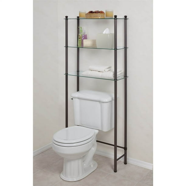 3 Shelf Oil Rubbed Bronze Space Saver L Etagere Walmart Com