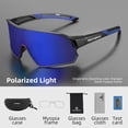 thumbnail image 1 of ROCKBROS Gafas Fotocromáticas para Ciclismo, Lentes Deportivas, Ultraligeras, Equipo de Seguridad, MTB, Deporte en Carretera, Protección UV400, 1 of 4