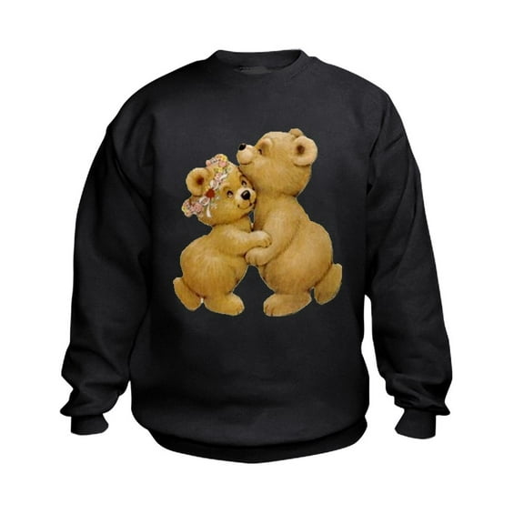 CafePress - Cute Dancing Teddy Bears Sweatshirt - Kids Sweatshirt, Youth Crew Neck Sweatshirt