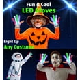 thumbnail image 6 of The Noodley LED Gloves for Kids 2 Pairs Skeleton White Small Ages 4-7, 6 of 6