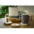 thumbnail image 4 of Tablecraft Elements Collection Coasters, 4 x 4 x 2.6875, Marble & Acacia, 4 of 6