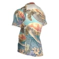 thumbnail image 3 of joogoo Watercolor Turtles in Sea Men's Cycling Jerseys Mountain Bike Short Sleeve Tops S, 3 of 7