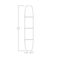 thumbnail image 2 of 20 Person Modular Arc Boat Powered Conference Table Metal Bases 20 Ft, 2 of 7