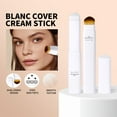 thumbnail image 4 of Color Changing Foundation Stick with Built-in Brush, Quick Fix Full Coverage Concealer Stick, Hydrating Concealer Base Makeup, 2 IN 1 Double Head Foundation Stick for Flawless Look (#01, Fair), 4 of 9