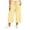 Yellow Casual Pants, variant on Miluxas Women's Gingham Plaid Cropped Pants Drawstring High Waist Wide Leg Loose Trousers with Pockets Soft Breathable Lounge Pants for Daily Wear Yellow