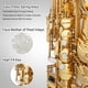 thumbnail image 5 of Accesorios para Saxofón Alto Gloria NSA-802 Boquilla corcho grasa Cañas Cepillo de limpieza guantes de tela, 5 of 9